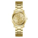 Guess Annette Crystals Gold Stainless Steel Bracelet GW0861L2