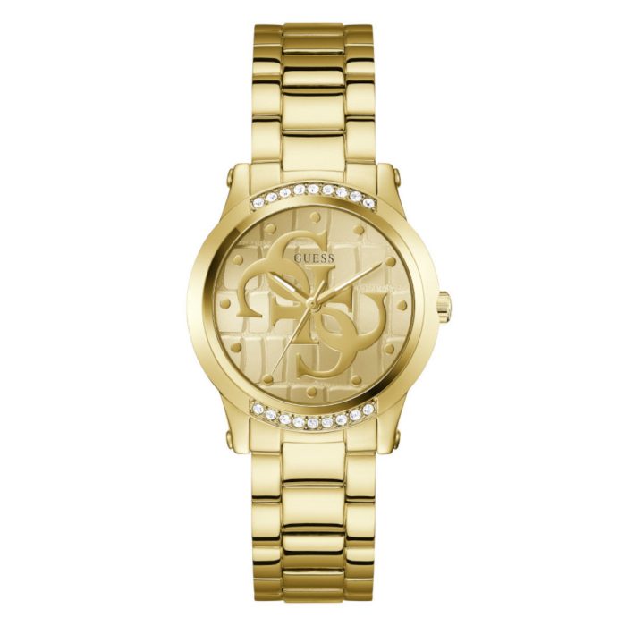 Guess Annette Crystals Gold Stainless Steel Bracelet GW0861L2