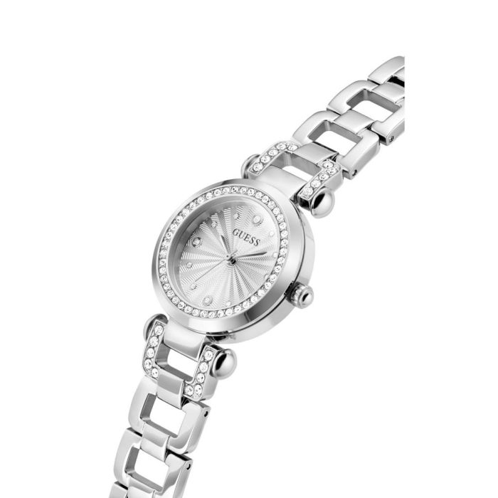 Guess Ginger Crystals Silver Stainless Steel Bracelet GW0869L3