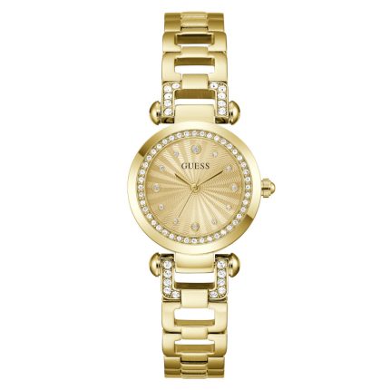 Guess Ginger Crystals Gold Stainless Steel Bracelet GW0869L4