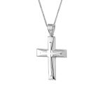 ΣΤΑΥΡΟΣ ΜΕ ΑΛΥΣΙΔΑ ΑΠΟ 9 ΚΑΡΑΤΙΑ ΛΕΥΚΟΧΡΥΣΟ 0039-ST255586