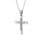 ΣΤΑΥΡΟΣ ΜΕ ΑΛΥΣΙΔΑ ΑΠΟ 9 ΚΑΡΑΤΙΑ ΛΕΥΚΟΧΡΥΣΟ ΜΕ ΖΙΡΓΚΟΝ 0051-ST255592