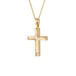 ΣΤΑΥΡΟΣ ΜΕ ΑΛΥΣΙΔΑ ΑΠΟ 14 ΚΑΡΑΤΙΑ ΚΙΤΡΙΝΟ ΧΡΥΣΟ ΜΕ ΖΙΡΓΚΟΝ 0014-ST255594