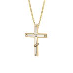 ΣΤΑΥΡΟΣ VALORO ΜΕ ΑΛΥΣΙΔΑ ΑΠΟ 14 ΚΑΡΑΤΙΑ ΚΙΤΡΙΝΟ ΧΡΥΣΟ ΜΕ ΖΙΡΓΚΟΝ 0001-ST255610