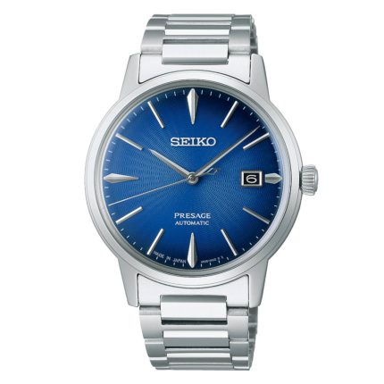 Seiko Presage Cocktail Time "The Aviation" Automatic Silver Stainless Steel Bracelet SRPJ13J1