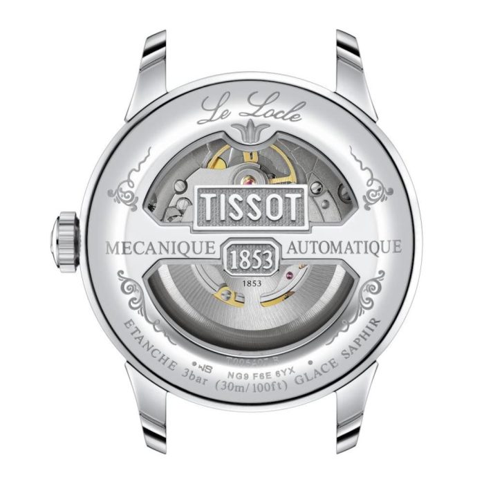 Tissot T-Classic Le Locle Powermatic 80 Automatic Silver Stainless Steel Bracelet T0064071104300
