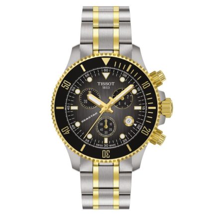 Tissot T-Sport Seastar 1000 Chronograph Two Tone Stainless Steel Bracelet T1202172206100