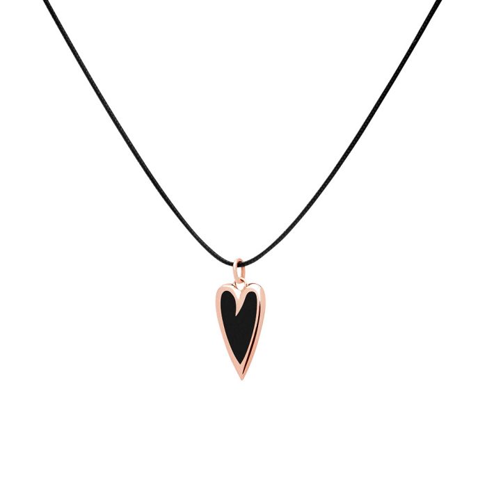 VERY GAVELLO NINA HEART ΚΟΛΙΕ ΑΠΟ 9 ΚΑΡΑΤΙΑ ΡΟΖ ΧΡΥΣΟ VPNI-S-R1