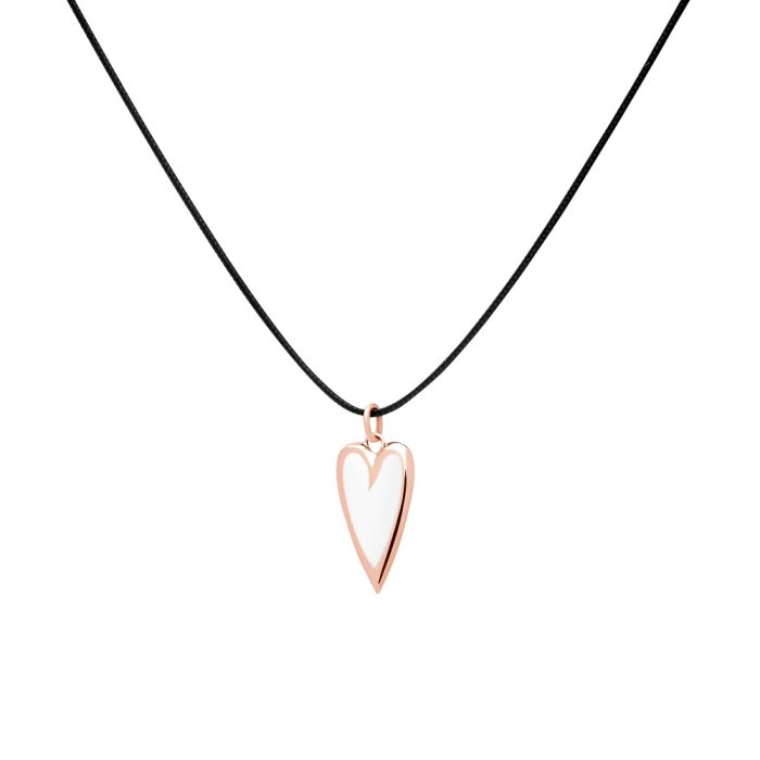 VERY GAVELLO NINA HEART ΚΟΛΙΕ ΑΠΟ 9 ΚΑΡΑΤΙΑ ΡΟΖ ΧΡΥΣΟ VPNI-S-R2