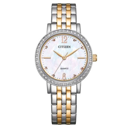 Citizen Ladies Elegance Two Tone Stainless Steel Bracelet EL3106-59D