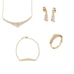 ΣΕΤ ΑΠΟ 14 ΚΑΡΑΤΙΑ ΚΙΤΡΙΝΟ ΧΡΥΣΟ ΜΕ ΖΙΡΓΚΟΝ 0070-SET240856