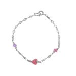 ΒΡΑΧΙΟΛΙ ΑΠΟ ΕΠΙΠΛΑΤΙΝΩΜΕΝΟ ΑΣΗΜΙ ΜΕ ΣΜΑΛΤΟ 0050-BR256054S