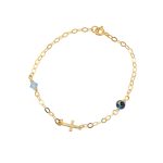 ΒΡΑΧΙΟΛΙ ΑΠΟ ΚΙΤΡΙΝΟ ΕΠΙΧΡΥΣΩΜΕΝΟ ΑΣΗΜΙ ΜΕ ΜΑΤΑΚΙ 0052-BR256058S