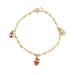 ΒΡΑΧΙΟΛΙ ΑΠO ΚΙΤΡΙΝΟ ΕΠΙΧΡΥΣΩΜΕΝΟ ΑΣΗΜΙ 0054-BR256059S