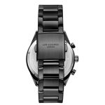 Lee Cooper Dual Time Black Metal Bracelet LC08153.650