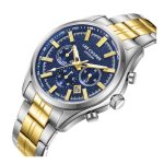 Lee Cooper Dual Time Two Tone Metal Bracelet LC08199.390
