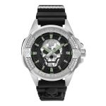 Philipp Plein The Skull Black Rubber Strap PWAAA0121