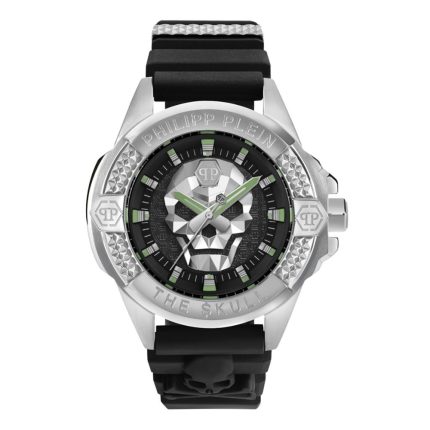 Philipp Plein The Skull Black Rubber Strap PWAAA0121