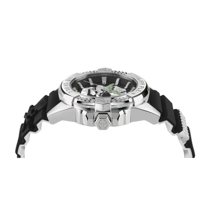 Philipp Plein The Skull Black Rubber Strap PWAAA0121