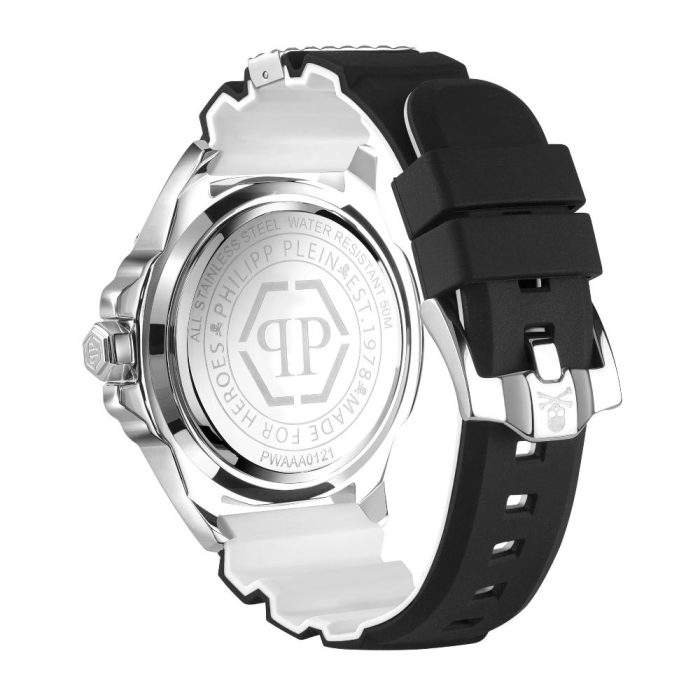 Philipp Plein The Skull Black Rubber Strap PWAAA0121
