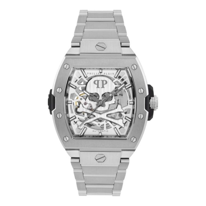 Philipp Plein The Skeleton 2.0 Automatic Silver Stainless Steel Bracelet PWJFA0425