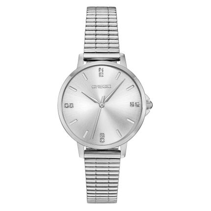 Gregio Sleek Crystals Stainless Steel Bracelet GR470010