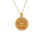 ΚΟΛΙΕ ΦΥΛΑΧΤΟ 9 ΚΑΡΑΤΙΑ ΚΙΤΡΙΝΟ ΧΡΥΣΟ ΜΕ ΖΙΡΓΚΟΝ 0015-F0391-9