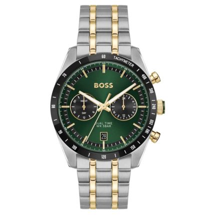 Boss Ionic Dual Time Two Tone Stainless Steel Bracelet Chronograph 1514287