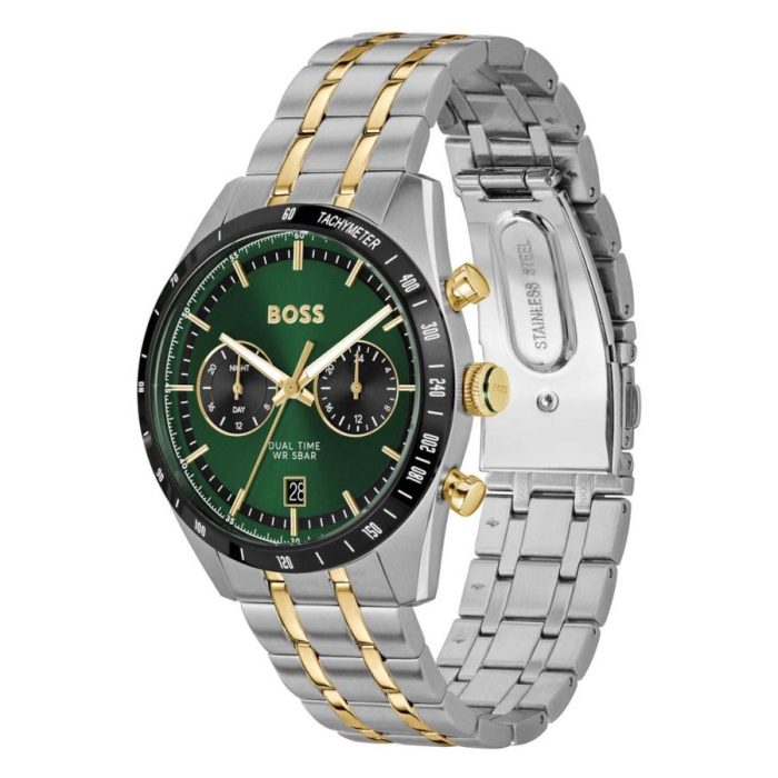 Boss Ionic Dual Time Two Tone Stainless Steel Bracelet Chronograph 1514287