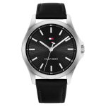Tommy Hilfiger Bruce Black Leather Strap 1710668