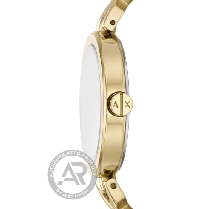 Armani Exchange Gold Stainless Steel Bracelet AX5831