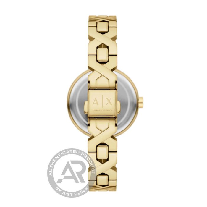 Armani Exchange Gold Stainless Steel Bracelet AX5831