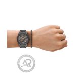 Armani Exchange Banks Grey Stainless Steel Bracelet Chronograph Gift Set AX7170