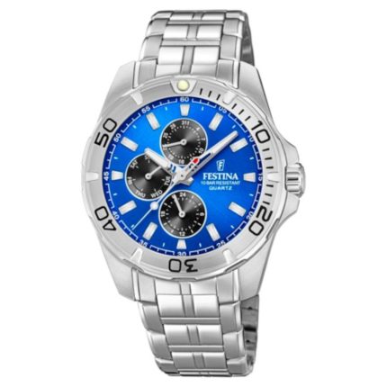 Festina Multifunction Silver Stainless Steel Bracelet F20445/4