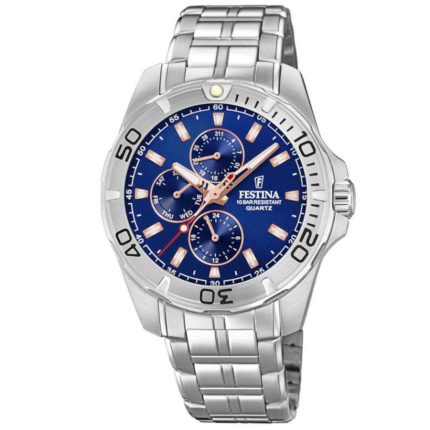 Festina Multifunction Silver Stainless Steel Bracelet F20445/5