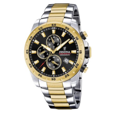 Festina Two Tone Stainless Steel Bracelet Chronograph F20562/4