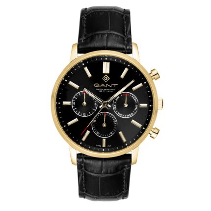 Gant Easthill Day-Date Multifunction Black Leather Strap G191005