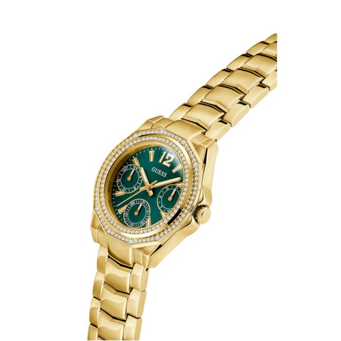 Guess Ritzy Crystals Gold Stainless Steel Bracelet GW0685L5