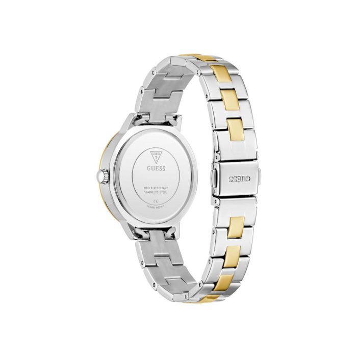 Guess G Lace Crystals Two Tone Stainless Steel Bracelet GW0944L3