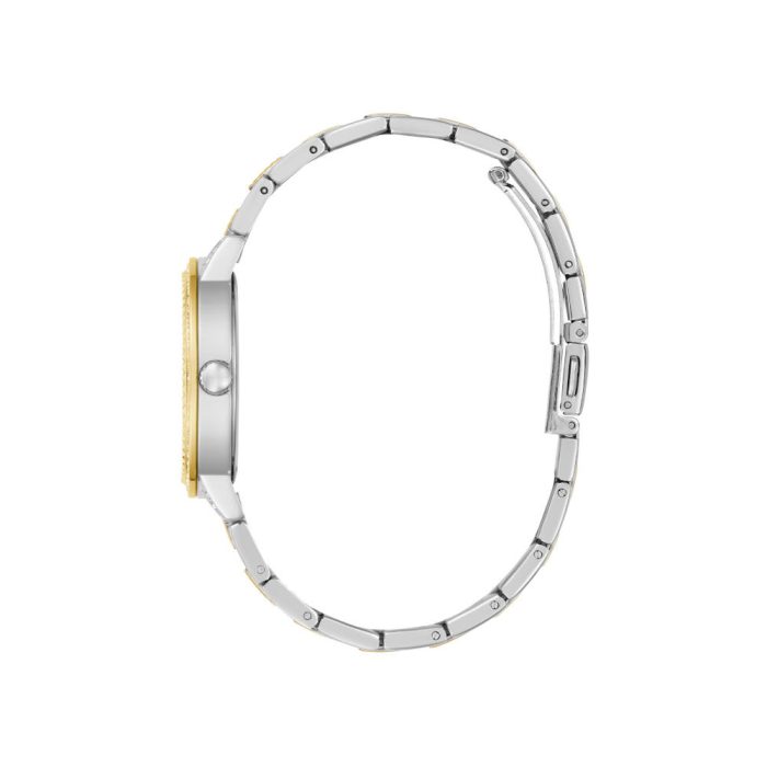 Guess G Lace Crystals Two Tone Stainless Steel Bracelet GW0944L3