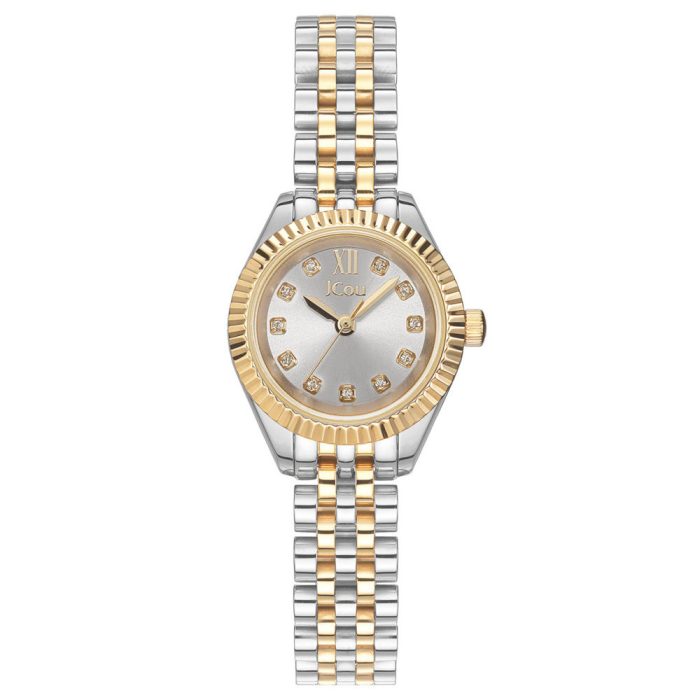 Jcou Eden Crystals Two Tone Stainless Steel Bracelet JU19083-2