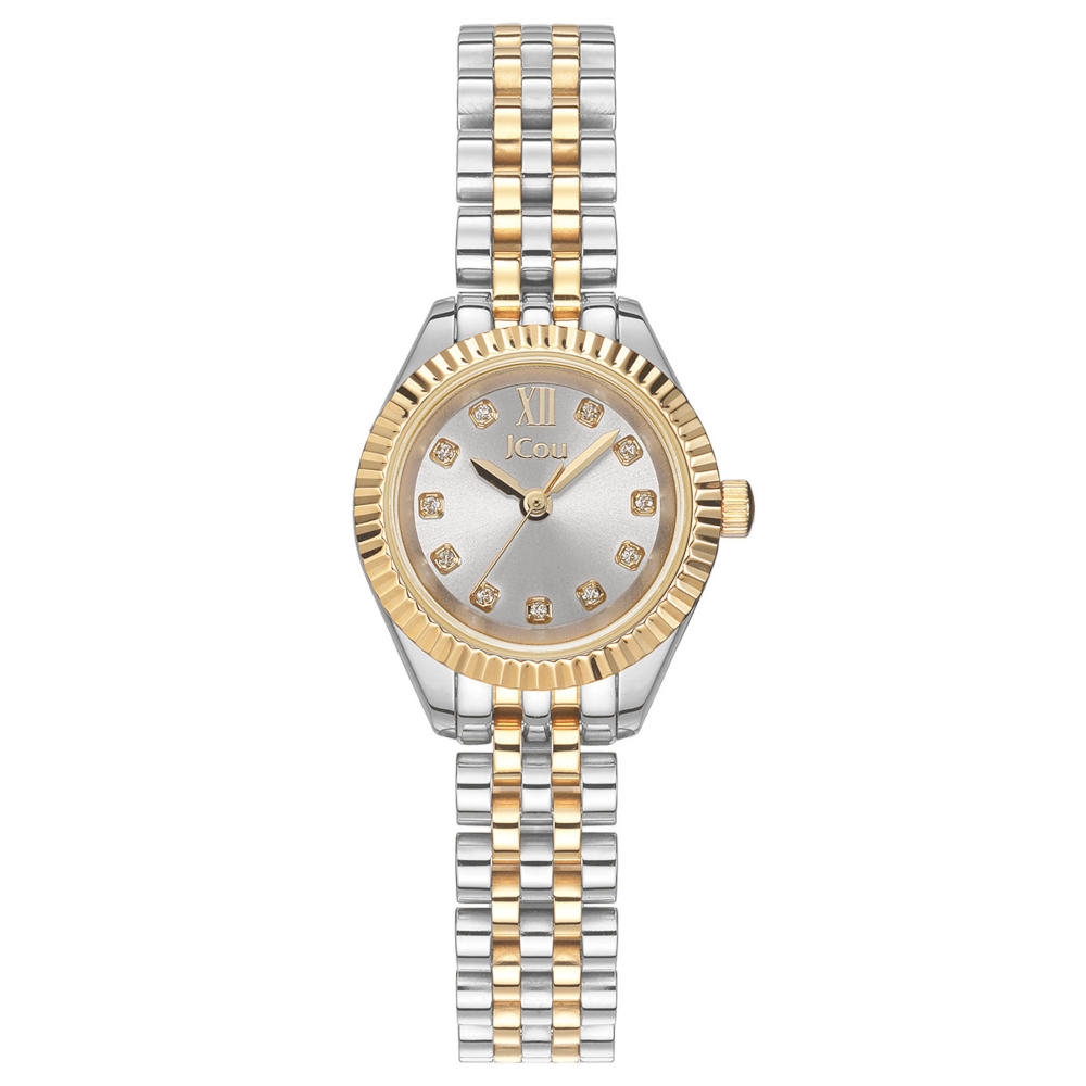 Jcou Eden Crystals Two Tone Stainless Steel Bracelet JU19083-2