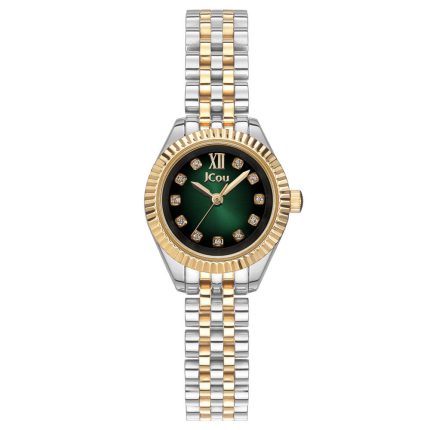 Jcou Eden Crystals Two Tone Stainless Steel Bracelet JU19083-3