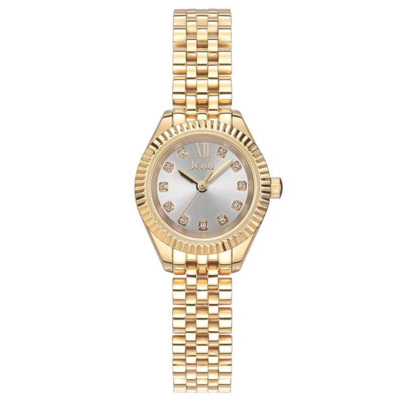 Jcou Eden Crystals Gold Stainless Steel Bracelet JU19083-4
