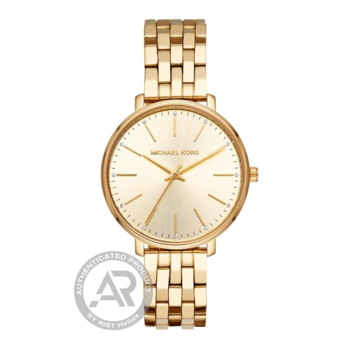 Michael Kors Pyper Crystals Gold Stainless Steel Bracelet MK3898