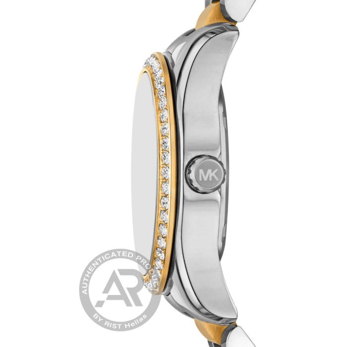 Michael Kors Lexington Crystals Two Tone Stainless Steel Bracelet MK4925