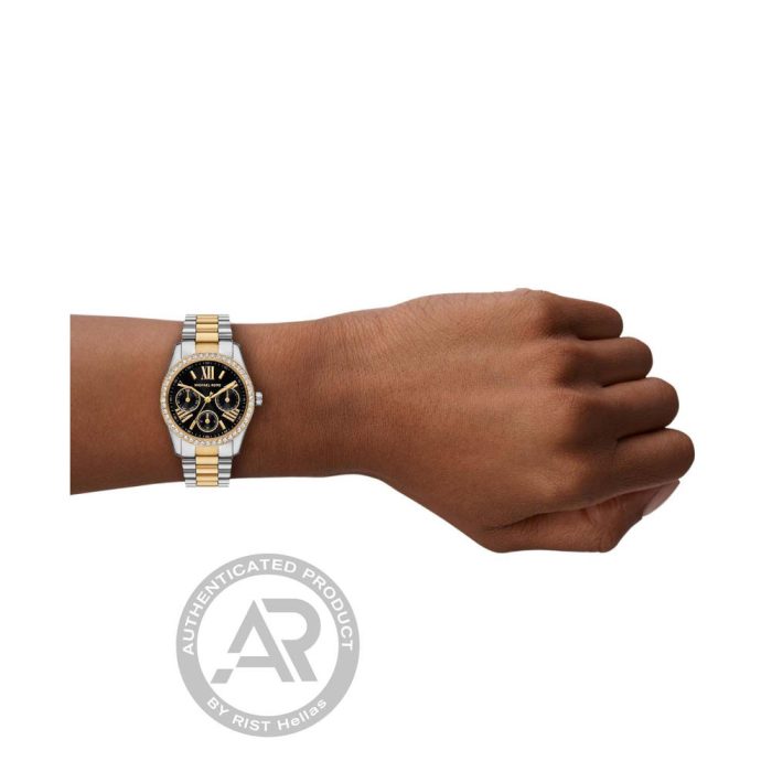 Michael Kors Lexington Crystals Two Tone Stainless Steel Bracelet MK4925