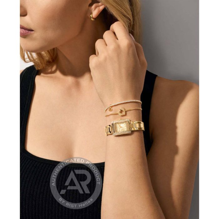 Michael Kors Emery Crystals Gold Stainless Steel Bracelet Gift Set MK7510