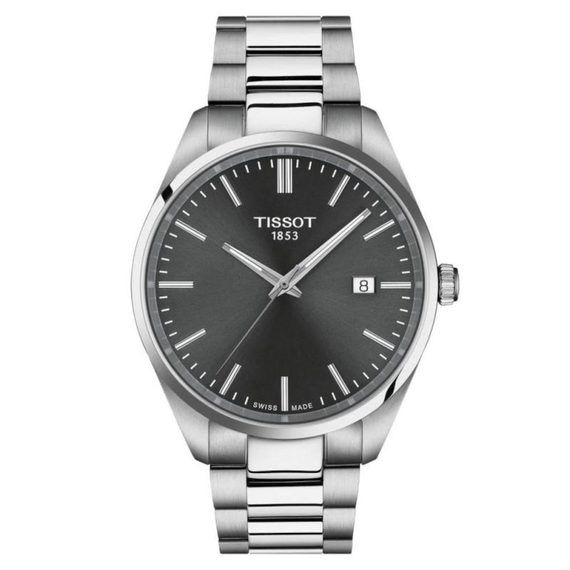 Tissot T-Classic PR 100 Silver Stainless Steel Bracelet T1504101108100