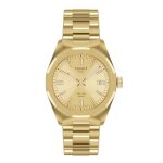 Tissot T-Classic PRC 100 Solar Gold Stainless Steel Bracelet T1518223302100